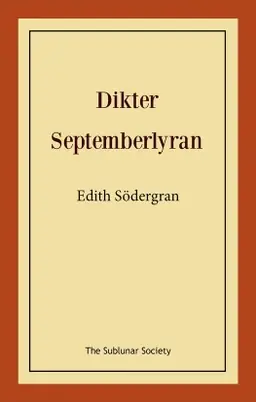 Dikter: septemberlyran